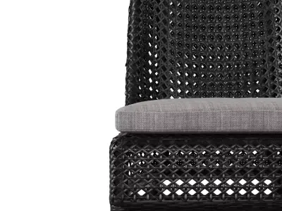 Maluku dining chair 3D model