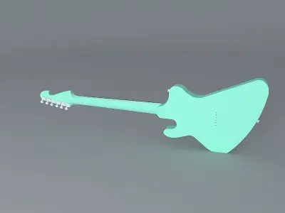 50's/60's retro guitar Free 3D model