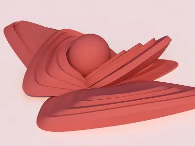 0050 - Organic Building OB-002 3D model