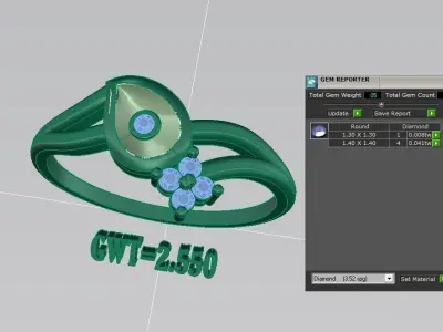 FASION RING 3D model 21