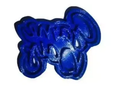 Game day cookie cutter 3D model