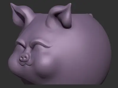 holder pig 3D print model
