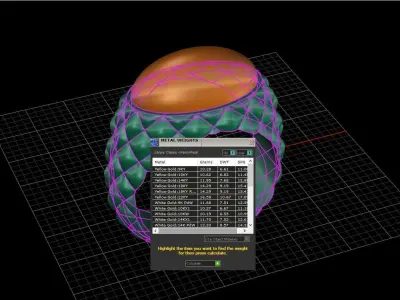 Unique Pillow Shaped Ring 3D print model