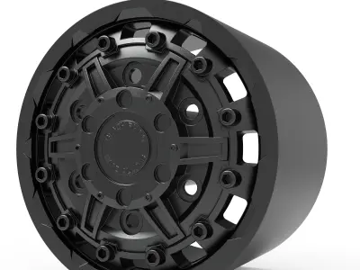 BLACK RHINO front Destroyer 3D print model