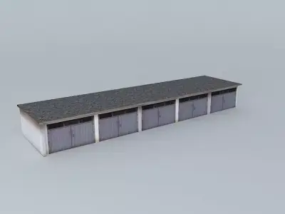 Garages in Mestrovic square V Free 3D model