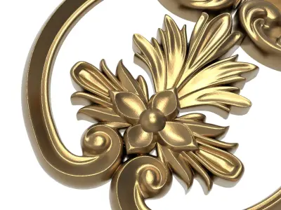  decorative pattern ready for 3D printing 3D model 4
