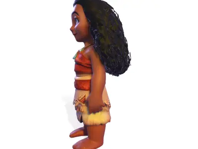 Moana 3D Printable Figurine for Fan Collections 3D print model