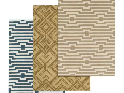 Rug Set 911 3D model