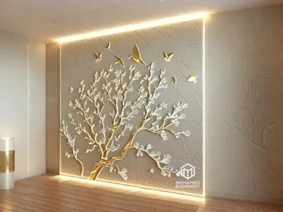 3D Wall Panels STL for CNC and 3D Printing 3D Model Collection