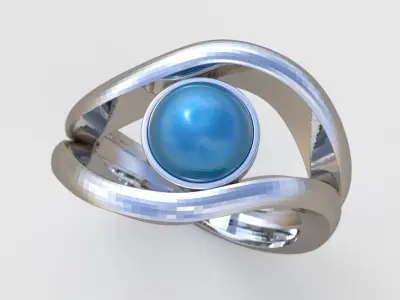 Ring 3d model 0289 3D printable model-9 3D print model