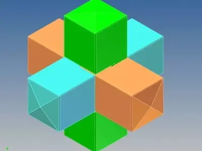 Puzzle cubes Free 3D model