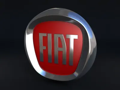 Fiat Logo 3D model