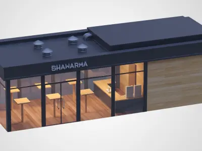 Exterior elements 3D model