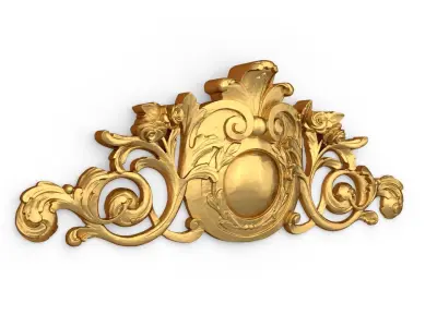 Classic decor ornament 34  3D print model