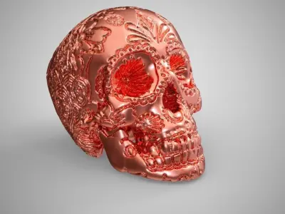 Skull Trinket 3D print model