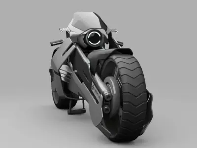 sci-fi scooter  3D model