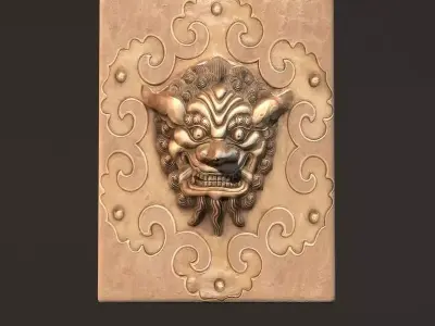 Copper beast 3D model