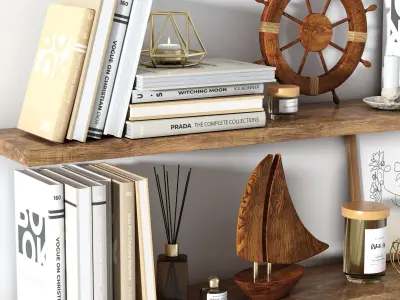 Decorative set 08 3D model