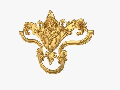 Classic decor ornament 234 3D model