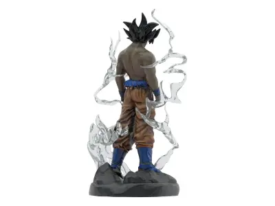 Songoku Super Saiyan Low-poly 3D model