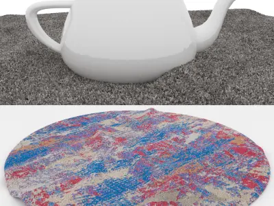 Rugs No 666 Low-poly 3D model