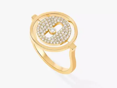 Messika Ring Gold  3D print model