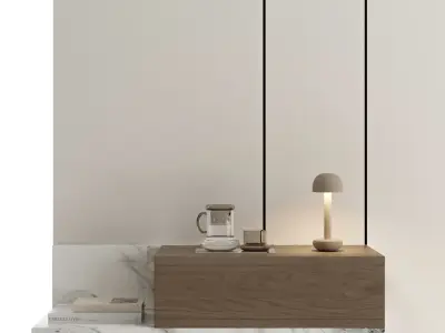 Headboard Wall Panel Composition 17 3D model