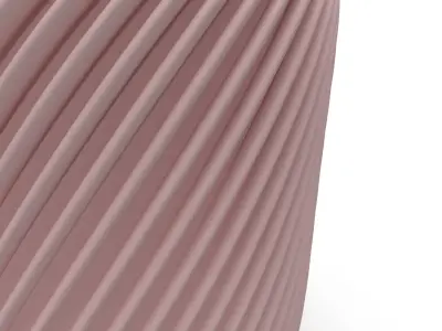 Detailed modern vase 3D model