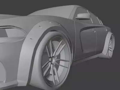 Dodge Charger Widebody 3D model