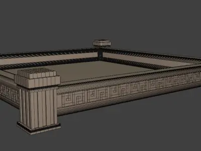 Ancient Greek Inspired Tray Free 3D print model