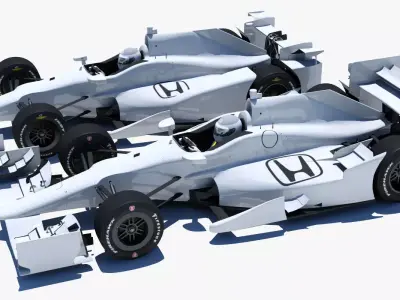 Indycar 2015 Honda - Road and Oval 3D model