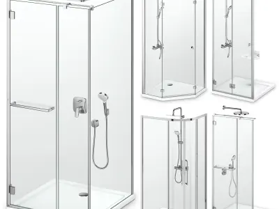Cabin showers Radaway Carena 3D model