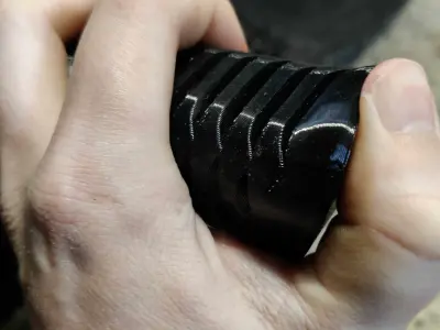 Yamaha XS400 foot rest rubber 3D print model