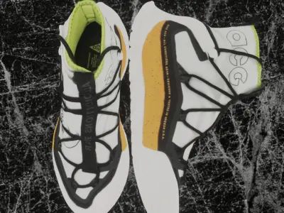 NIKE ACG TERRA ANTARKTIK SUMMIT CYBERPUNK WHITE 3D BOOTS Low-poly 3D model