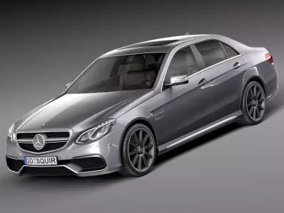 Mercedes-Benz E63 AMG Sedan 2014 3D model