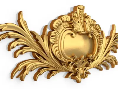 Classic decor ornament 82 3D model