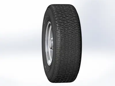 Wheel for scale model of Chevy truck 10 windows 3D print model