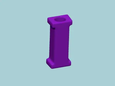 Vase I - Alphabet Vases Collection Letters - STL Printable 3D print model