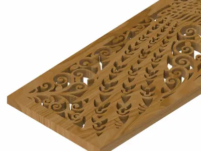 Decorative panel STL 3D model