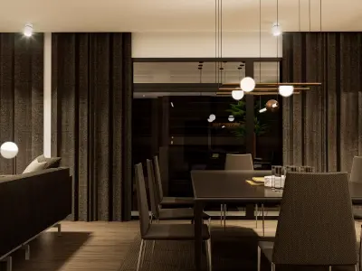 Modern living - B 3D model