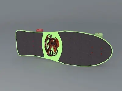 1987 Powell Peralta Steve Caballero Dragon and Bats complete ... Free 3D model