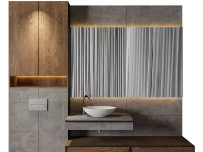Luxury Bathroom 40 3D model