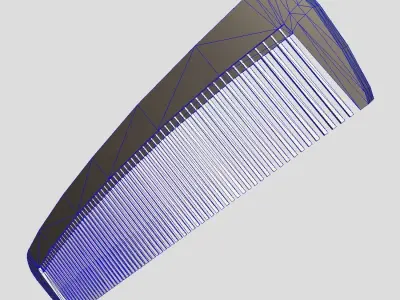 Hair Comb 5 Low-poly 3D model