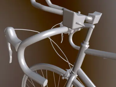 Antique Bike  3D model