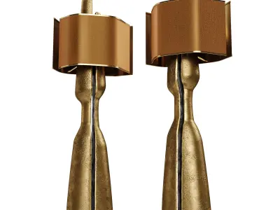 Charles Tassin Soff Floor Lamp 3D model