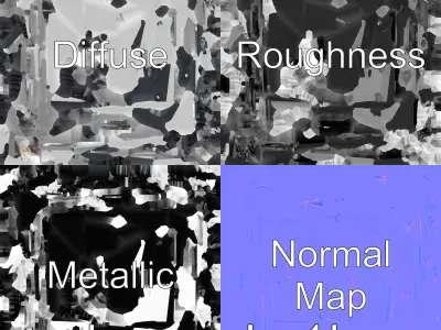 Portable Air Purification Station 3D Model Low-poly 3D model