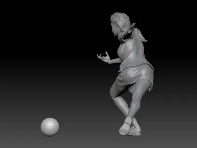 BOWLING GIRL 2 3D print model