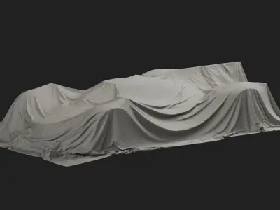 Sportcar Cover 04 3D model