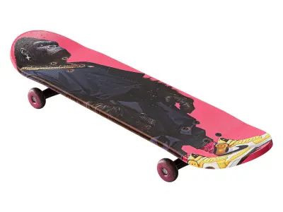Skateboard set 01 3D model