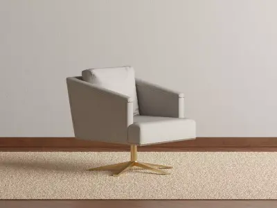 Wellington Swivel Office Chair 3D model